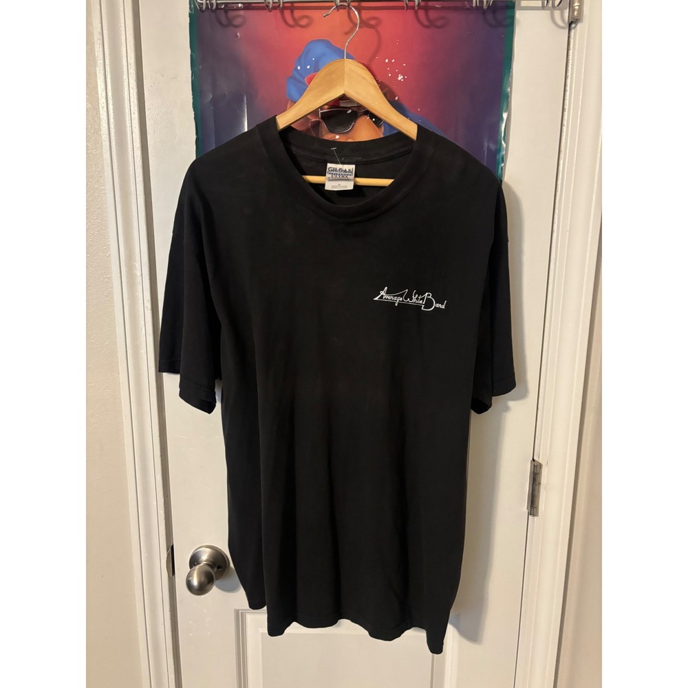 Vintage Average White Band 1999 Face to Face Live Tour Shirt Mens XL Black AWB